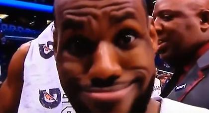 To videobomb του Λεμπρόν