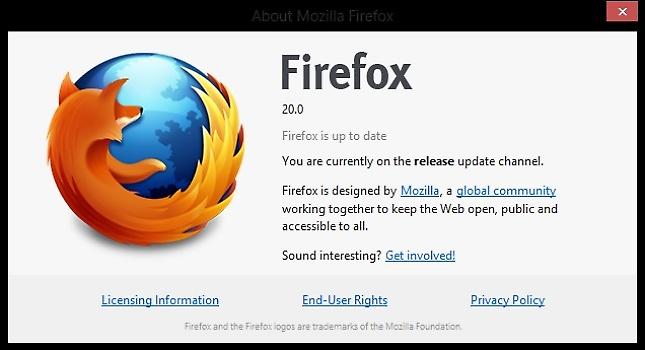 Έτοιμος ο Firefox 20