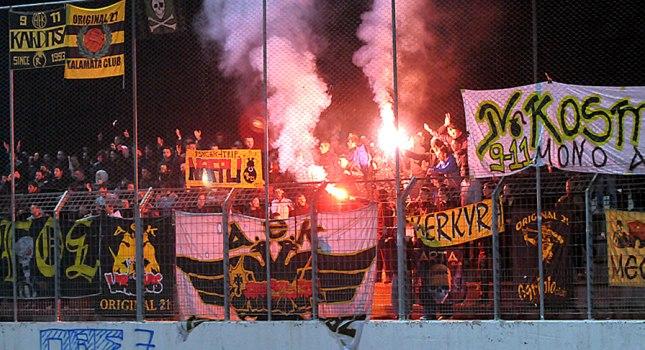 Τρεις συλλήψεις για ναρκωτικά και βεγγαλικά στο ΠΑΣ-ΑΕΚ