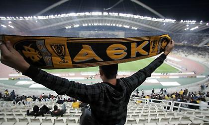Original: «Όποιος δεν έρθει γήπεδο, δεν είναι ΑΕΚ»