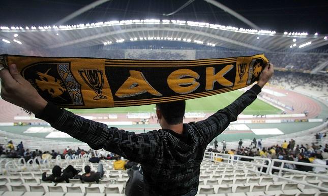 Original: «Όποιος δεν έρθει γήπεδο, δεν είναι ΑΕΚ»