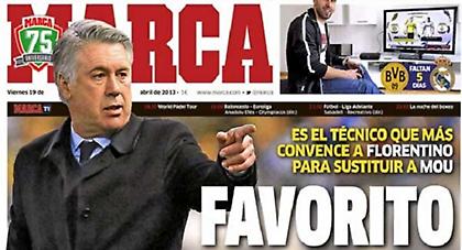 Φαβορί ο Αντσελότι για Ρεάλ