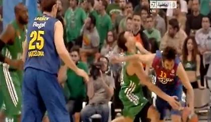 Το χτύπημα του Ναβάρο στον Διαμαντίδη (video)