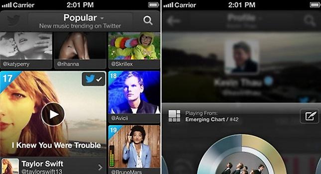 Μουσική υπηρεσία από το Twitter