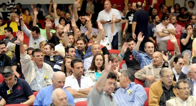 Ένταση στη γενική συνέλευση του Άρη