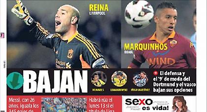 Κοντά σε Ρέινα η Μπάρτσα, κοιτάει και Μαρκίνιος