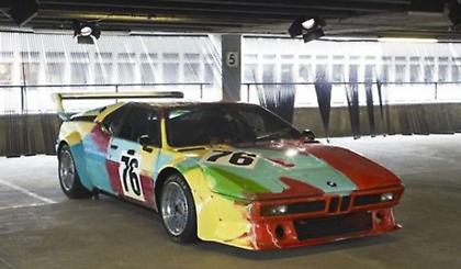 Η BMW Μ1 Art Car του 1979 δια χειρός Andy Warhol στο Λος Αντζελες