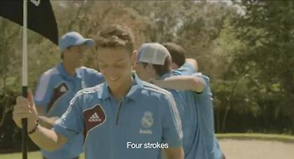 Όταν η Ρεάλ παίζει… ποδοσφαιρογκόλφ (video)