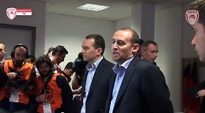 Η ομιλία των Αγγελόπουλων μετά την κούπα (video)