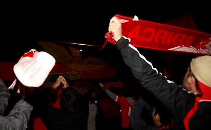 Υποδοχή νικητών στην Μπενφίκα