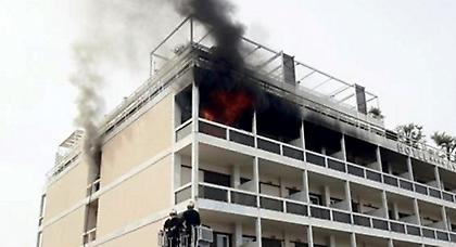 Φωτιά ξέσπασε σε ξενοδοχείο της Πάτρας