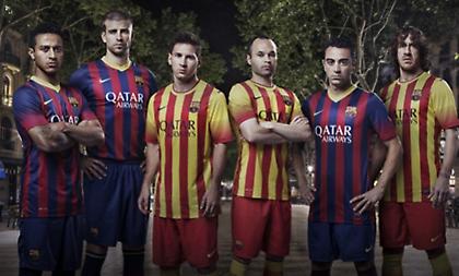 Οι νέες φανέλες της Μπαρτσελόνα