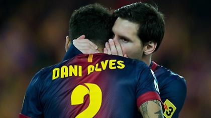 Άλβες: «Ο Νεϊμάρ θα ανακουφίσει τον Μέσι»