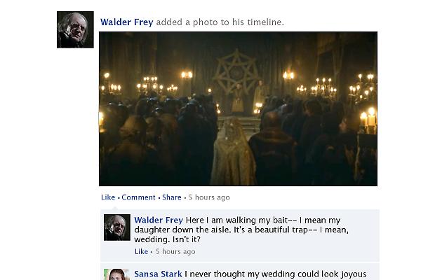 Αν το Game of thrones εξελισσόταν στο Facebook