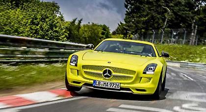 Mercedes-Benz: ρεκόρ από την SLS AMG Electric Drive!