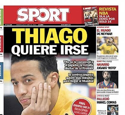 Θέλει να φύγει ο Τιάγκο