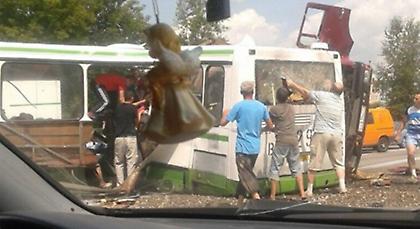 Μόσχα: Αιματηρό τροχαίο με λεωφορείο που μετέφερε παιδιά