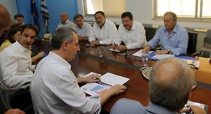 Συνάντηση ΚΕΔΕ με Στουρνάρα-Μητσοτάκη-Μιχελάκη