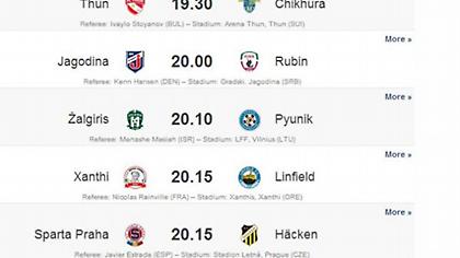 Στο πρόγραμμα της UEFA το Ξάνθη-Λίνφιλντ