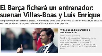 Βίλας-Μπόας και Λουίς Ενρίκε για διάδοχοι