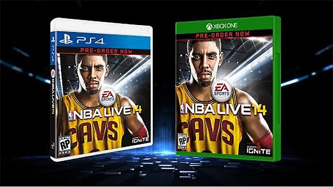 O Kyrie Irving στο εξώφυλλο του NBA Live 14