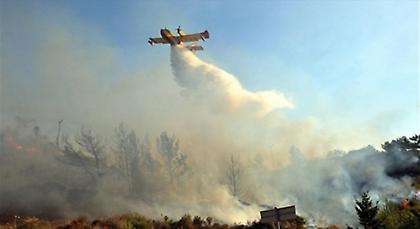 Σε ύφεση η φωτιά στη Ρόδο