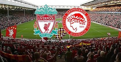 Η σύνθεση της Λίβερπουλ με Ολυμπιακό