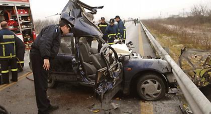 Ένας νεκρός και δύο τραυματίες σε τροχαίο στην Έδεσσα