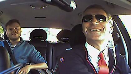 Ταξιτζής για μια μέρα ο Νορβηγός πρωθυπουργός