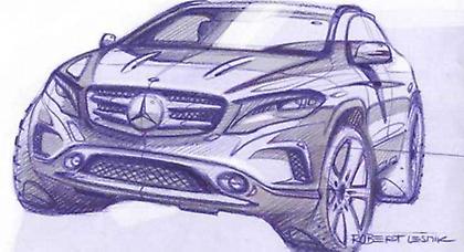 Επίσημο σκίτσο για την Mercedes-Benz GLA!