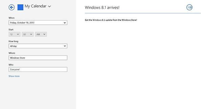 Στις 18 Οκτωβρίου η κυκλοφορία των Windows 8.1