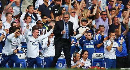 Έτσι πανηγύρισε ο Μουρίνιο το γκολ της Τσέλσι