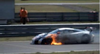 Loeb on fire (κυριολεκτικά)!