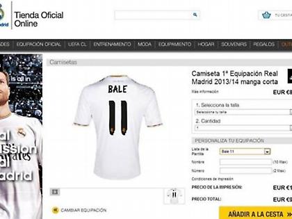 Πούλησαν φανέλα του Μπέιλ στη Ρεάλ