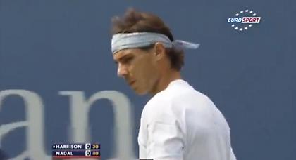 O απίστευτος πόντος του Ναδάλ σε slow motion!