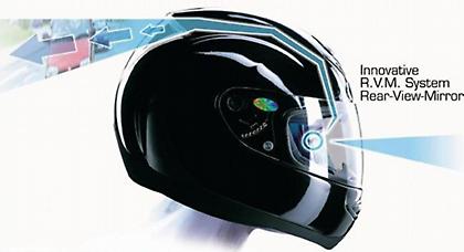 Κράνη Reevu με ενσωματωμένο καθρέπτη