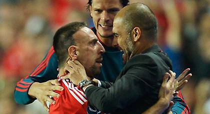 «Τρυφερός» πανηγυρισμός Γκουαρντιόλα-Ριμπερί (video)