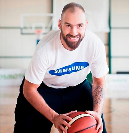 Η Samsung δίπλα στον Βασίλη Σπανούλη