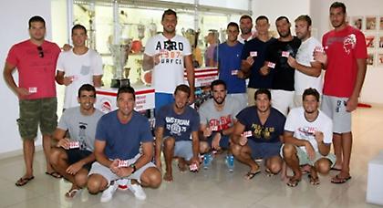 Την κάρτα «Φίλαθλος του Ολυμπιακού» πήραν οι πολίστες