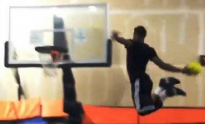 Τα τραμπολίνο και οι ΝΒΑers (video)