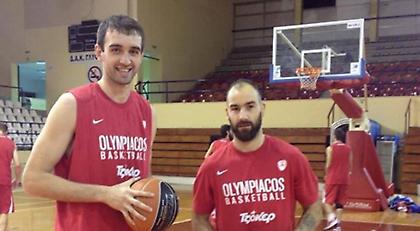 Προπόνηση με Μπέγκιτς και Σπανούλη