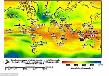 Εκκένωση εντός 45ετίας μεγαλουπόλεων εξαιτίας κλιματικών αλλαγών