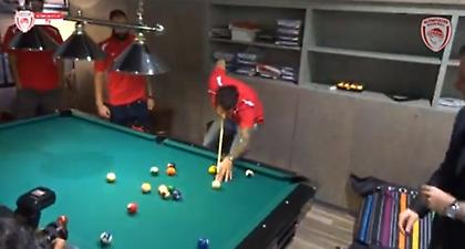 Πρωταθλητές και στο μπιλιάρδο (video)