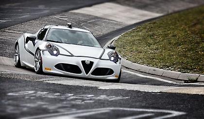 Η Alfa Romeo 4C έσπασε τα χρονόμετρα στο Nurburgring