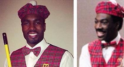 O μπασκετμπολίστας που ντύθηκε Έντι Μέρφι