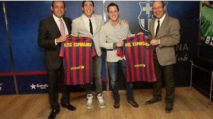 Οπαδοί της Μπαρτσελόνα τα αδέρφια Εσπαργκαρό