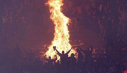 Φωτιά στο «Μαρακανά» (video)