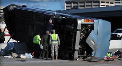 Κολομβία: Δέκα νεκροί από ανατροπή λεωφορείου