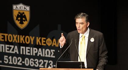 Ευαγγελάτος: «Το γήπεδο της ΑΕΚ θα γίνει»