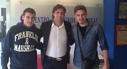 Ο Χάρης Κοπιτσής στο Κέντρο Αθλητικού Ρεπορτάζ